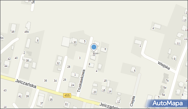 Jeszkowice, Jelczańska, 22, mapa Jeszkowice