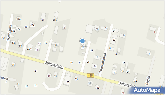 Jeszkowice, Jelczańska, 32, mapa Jeszkowice