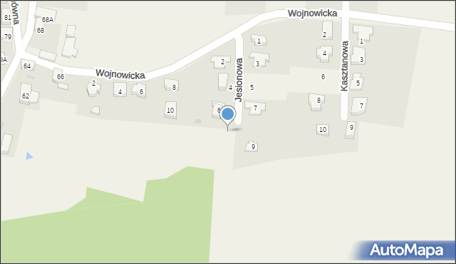 Jeszkowice, Jesionowa, 8, mapa Jeszkowice