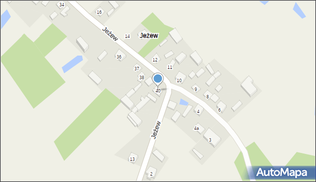 Jeżew, Jeżew, 40, mapa Jeżew