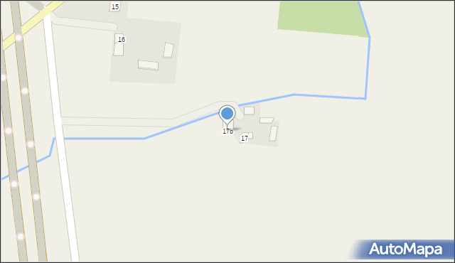 Jeżewo, Jeżewo, 17b, mapa Jeżewo