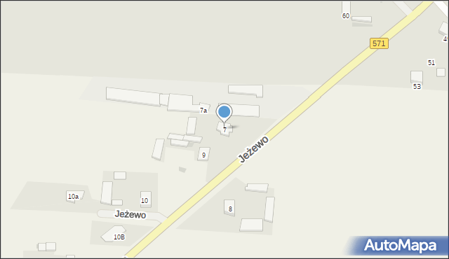 Jeżewo, Jeżewo, 7, mapa Jeżewo