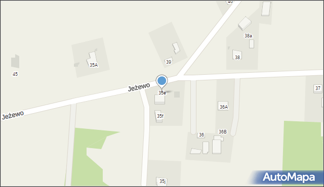 Jeżewo, Jeżewo, 35e, mapa Jeżewo