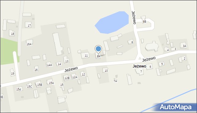 Jeżewo, Jeżewo, 8A, mapa Jeżewo