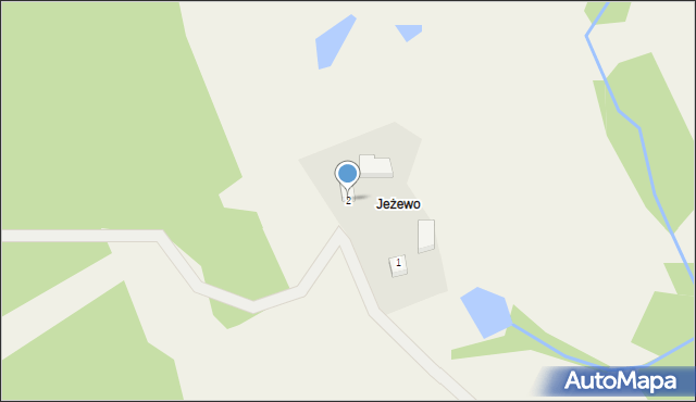 Jeżewo, Jeżewo, 2, mapa Jeżewo