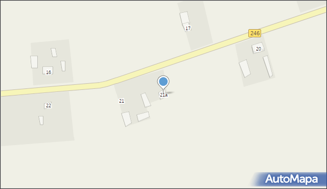 Jeżewo, Jeżewo, 21a, mapa Jeżewo