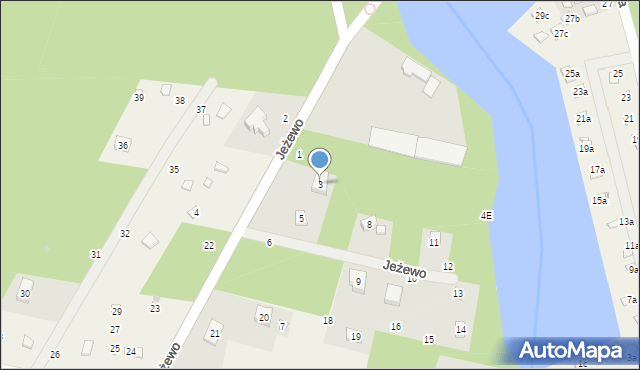 Jeżewo, Jeżewo, 3, mapa Jeżewo