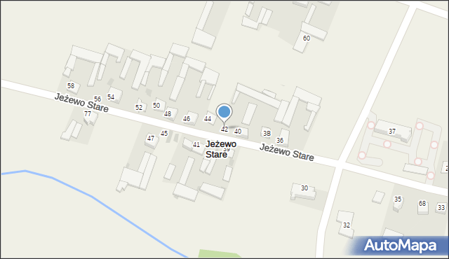 Jeżewo Stare, Jeżewo Stare, 42, mapa Jeżewo Stare