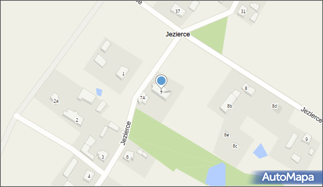 Jezierce, Jezierce, 7, mapa Jezierce