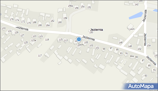 Jeziernia, Jeziernia, 107, mapa Jeziernia