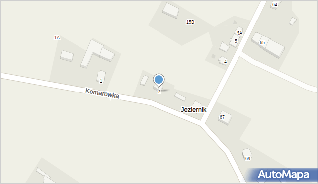 Jeziernik, Jeziernik, 2, mapa Jeziernik