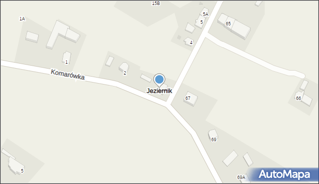 Jeziernik, Jeziernik, 3, mapa Jeziernik