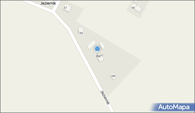 Jeziernik, Jeziernik, 69A, mapa Jeziernik