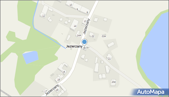 Jezierzany, Jezierzany, 20, mapa Jezierzany