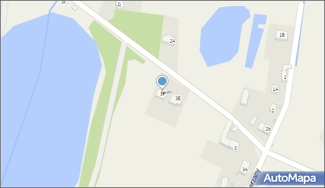 Jezierzany, Jezierzany, 3F, mapa Jezierzany