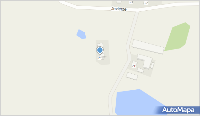 Jezierze, Jezierze, 20, mapa Jezierze