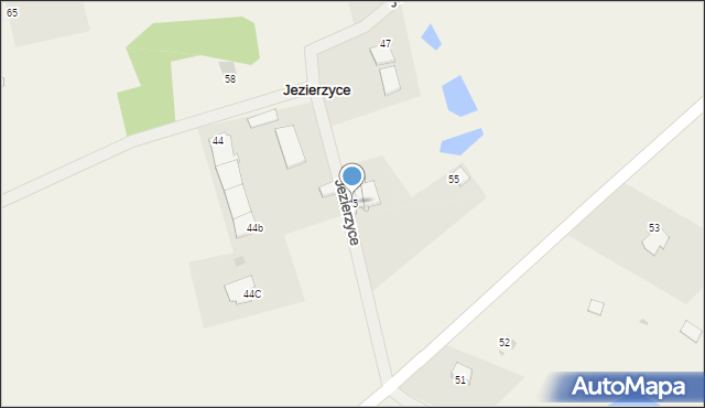 Jezierzyce, Jezierzyce, 45, mapa Jezierzyce