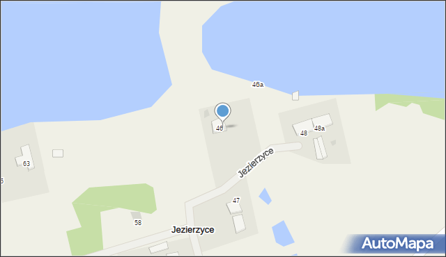 Jezierzyce, Jezierzyce, 5, mapa Jezierzyce