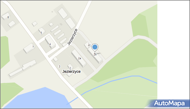Jezierzyce, Jezierzyce, 2b, mapa Jezierzyce