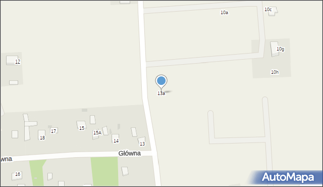 Jeziora, Jeziora, 13a, mapa Jeziora