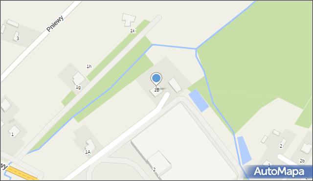 Jeziora, Jeziora, 1B, mapa Jeziora