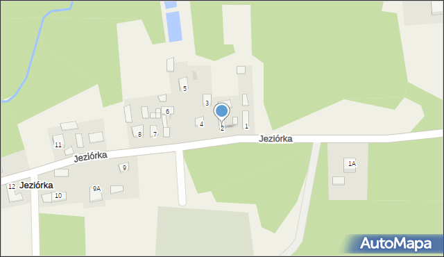 Jeziórka, Jeziórka, 2, mapa Jeziórka