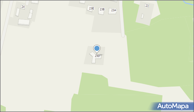 Jeziórka, Jeziórka, 23D, mapa Jeziórka