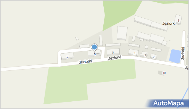 Jeziorki, Jeziorki, 6, mapa Jeziorki