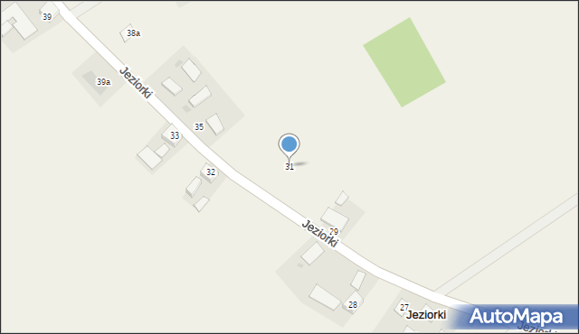 Jeziorki, Jeziorki, 31, mapa Jeziorki