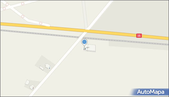 Jeziorki, Jeziorki, 1a, mapa Jeziorki