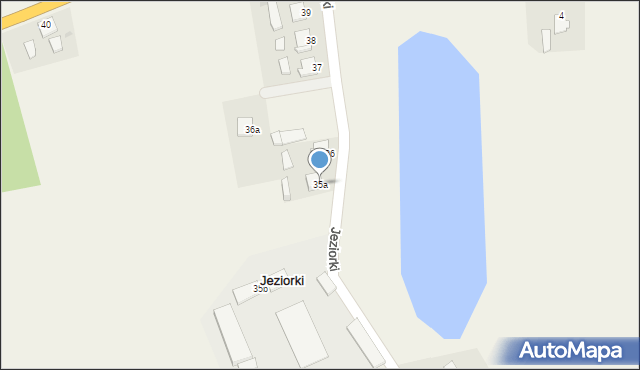 Jeziorki, Jeziorki, 35a, mapa Jeziorki