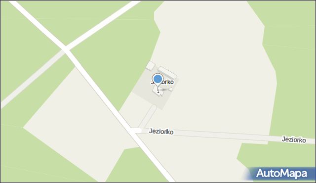 Jeziorko, Jeziorko, 1, mapa Jeziorko