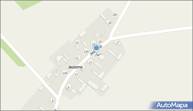 Jeziorno, Jeziorno, 13A, mapa Jeziorno