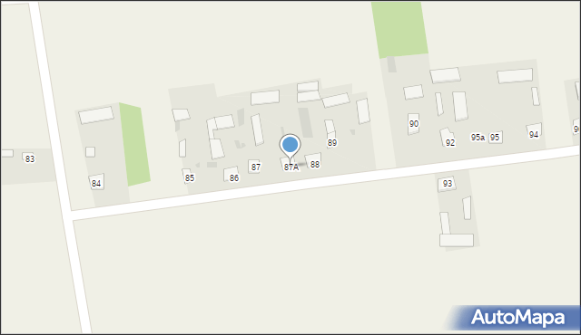 Jezioro, Jezioro, 87A, mapa Jezioro