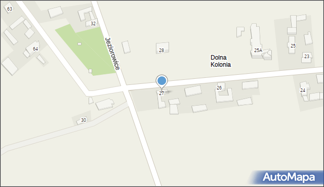 Jeziorowice, Jeziorowice, 27, mapa Jeziorowice