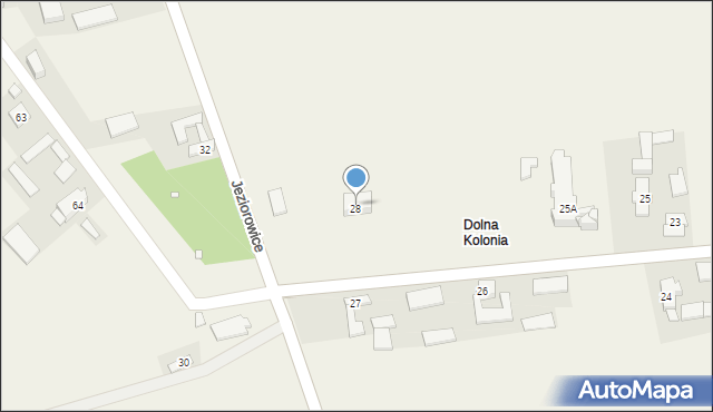 Jeziorowice, Jeziorowice, 28, mapa Jeziorowice