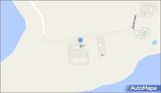Jeziorowo, Jeziorowo, 1B, mapa Jeziorowo