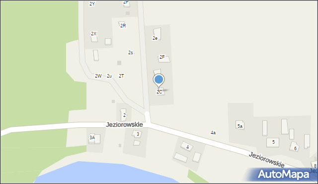 Jeziorowskie, Jeziorowskie, 2C, mapa Jeziorowskie