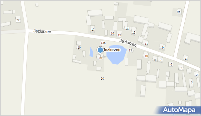 Jeziorzec, Jeziorzec, 18, mapa Jeziorzec