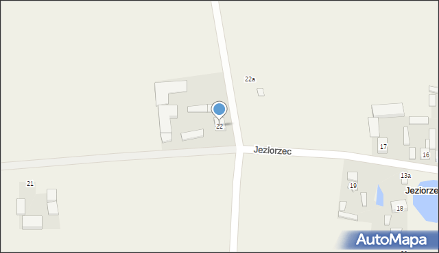 Jeziorzec, Jeziorzec, 22, mapa Jeziorzec