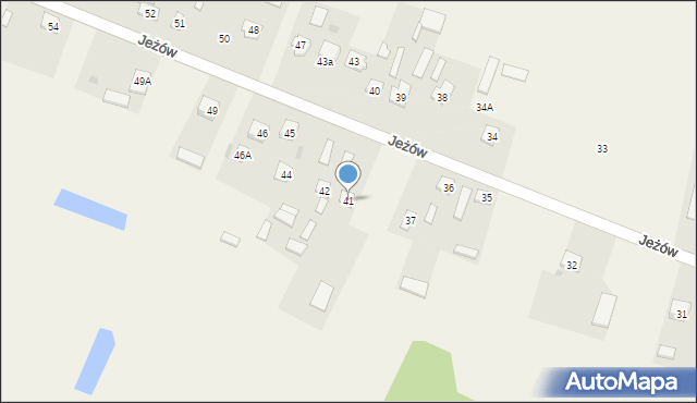 Jeżów, Jeżów, 41, mapa Jeżów