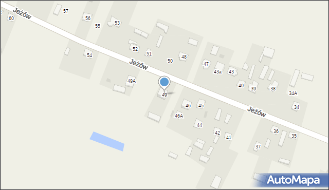 Jeżów, Jeżów, 49, mapa Jeżów