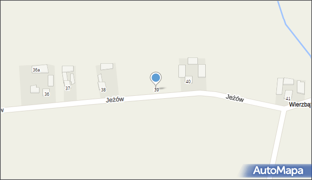 Jeżów, Jeżów, 39, mapa Jeżów