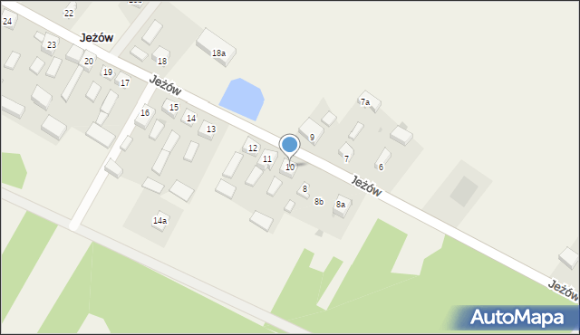 Jeżów, Jeżów, 10, mapa Jeżów