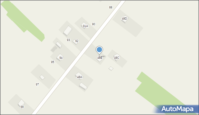 Jeżów, Jeżów, 48E, mapa Jeżów