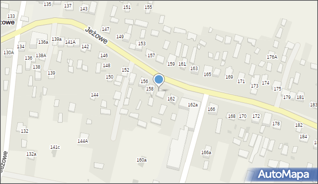 Jeżowe, Jeżowe, 160, mapa Jeżowe