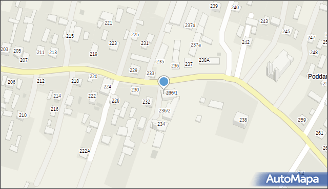 Jeżowe, Jeżowe, 236/3, mapa Jeżowe