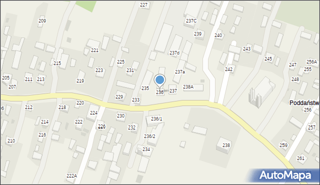 Jeżowe, Jeżowe, 236, mapa Jeżowe