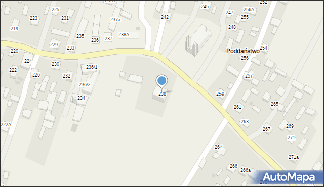 Jeżowe, Jeżowe, 238, mapa Jeżowe