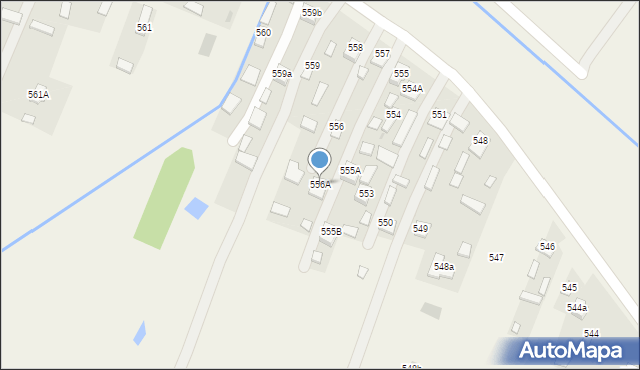 Jeżowe, Jeżowe, 556A, mapa Jeżowe